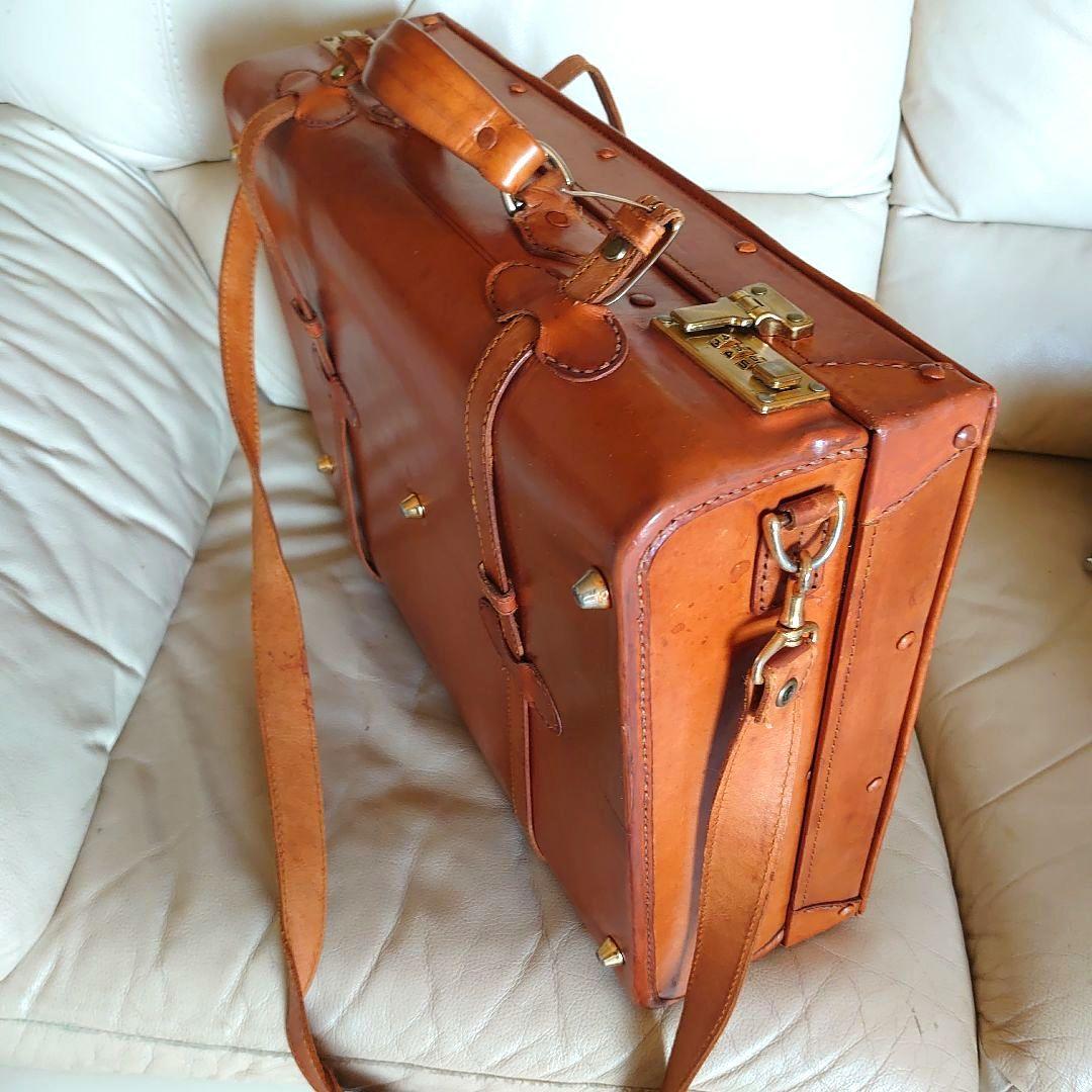 本革製　トランクケース ブラウン（ハンズセレクト）