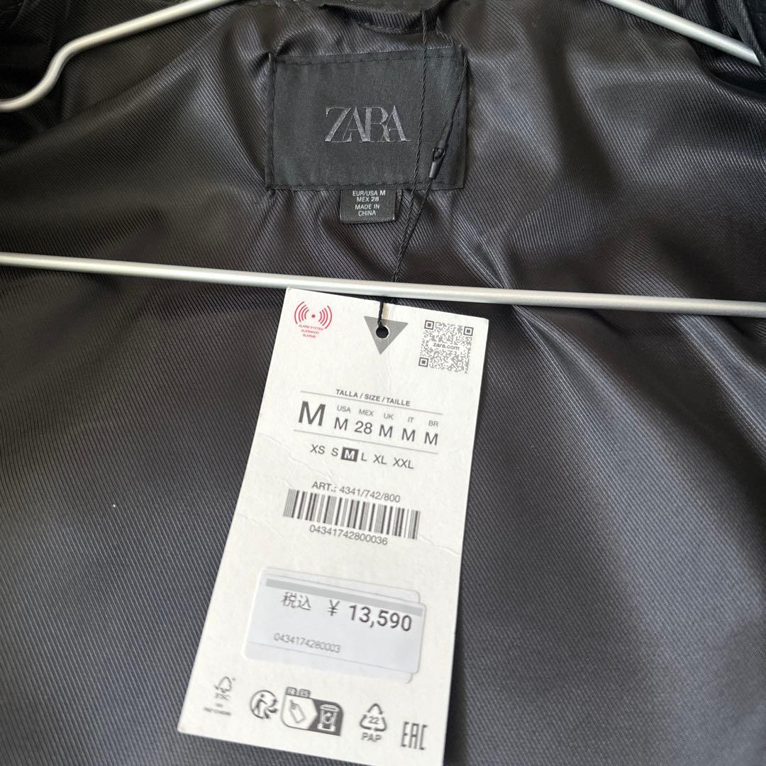 ZARA フェイクレザージャケット M 新品未使用 タグ付き 人気