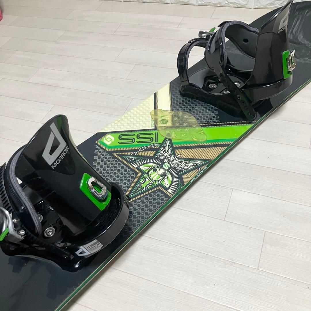 バック付/SALOMON SSIサロモン スノーボードセット155cm/バインM