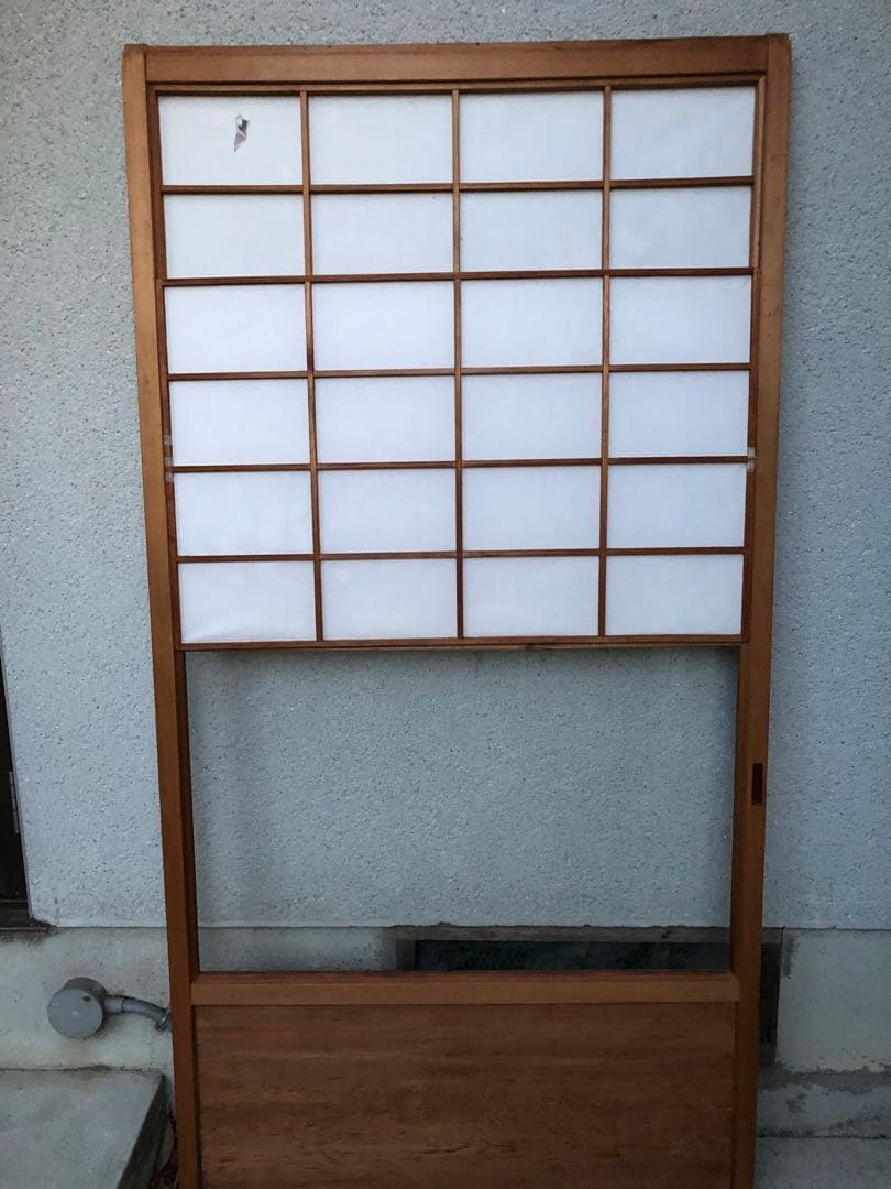 雪見障子　昭和レトロ　4枚セット