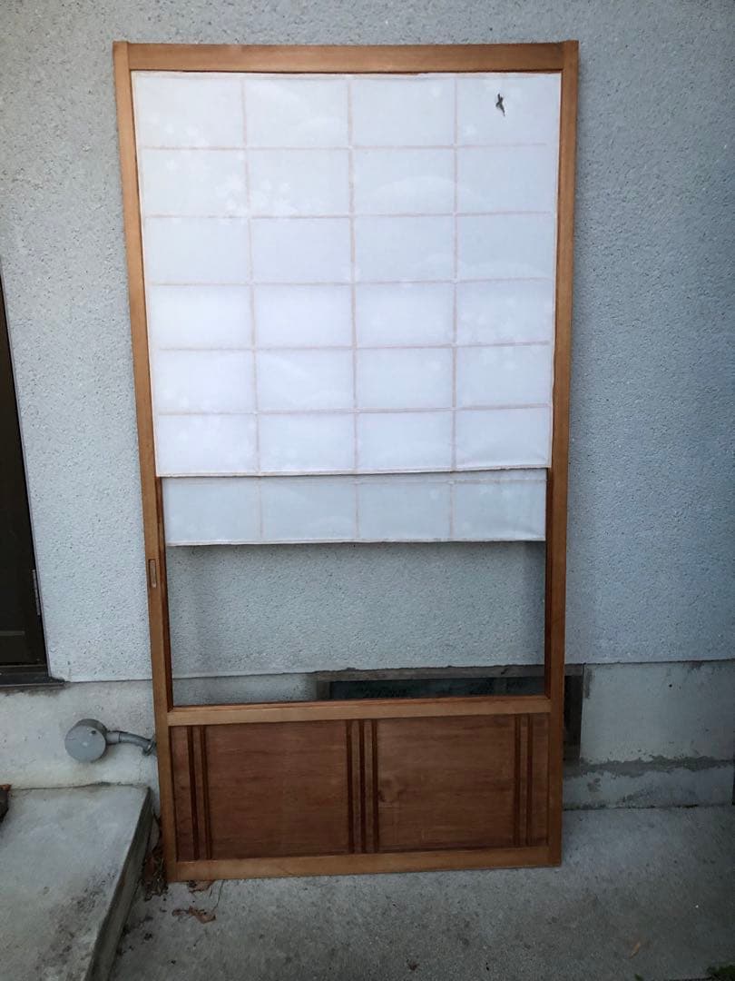 雪見障子　昭和レトロ　4枚セット