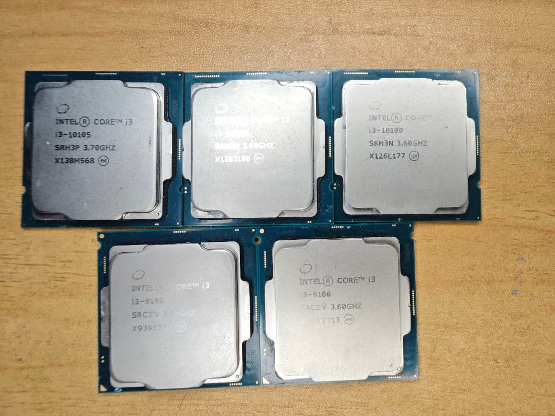 m*o様 Intel Core i3 CPU 5個セット