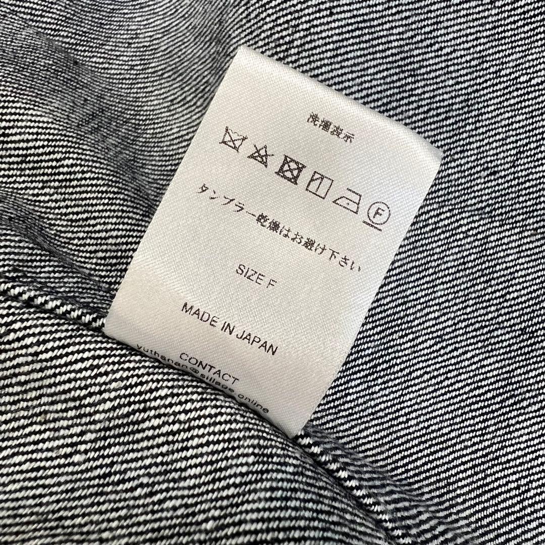 【美品】Sillage デニムロングコート　ワンウォッシュ　タイロッケンコート