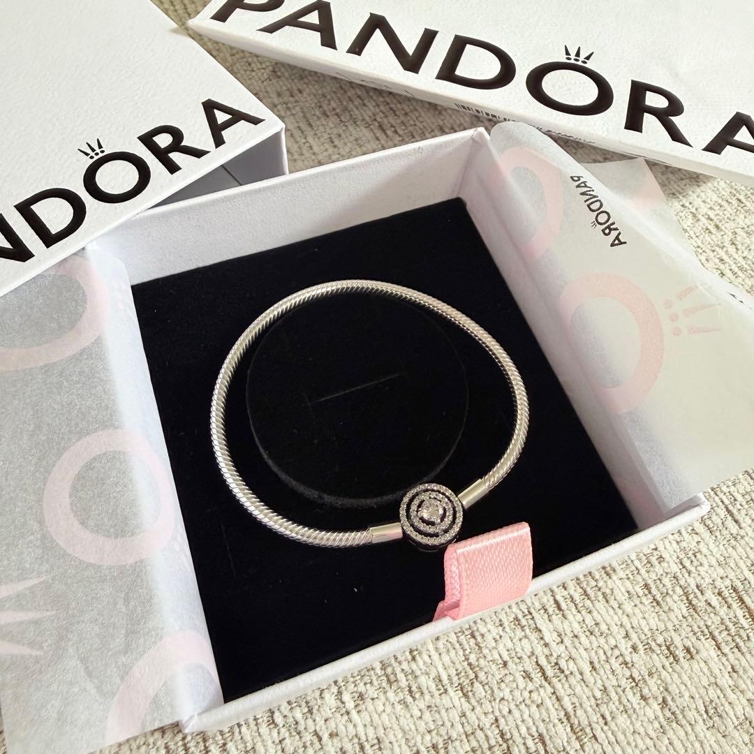 【正規品】PANDORA チャームブレスレット(18cm)