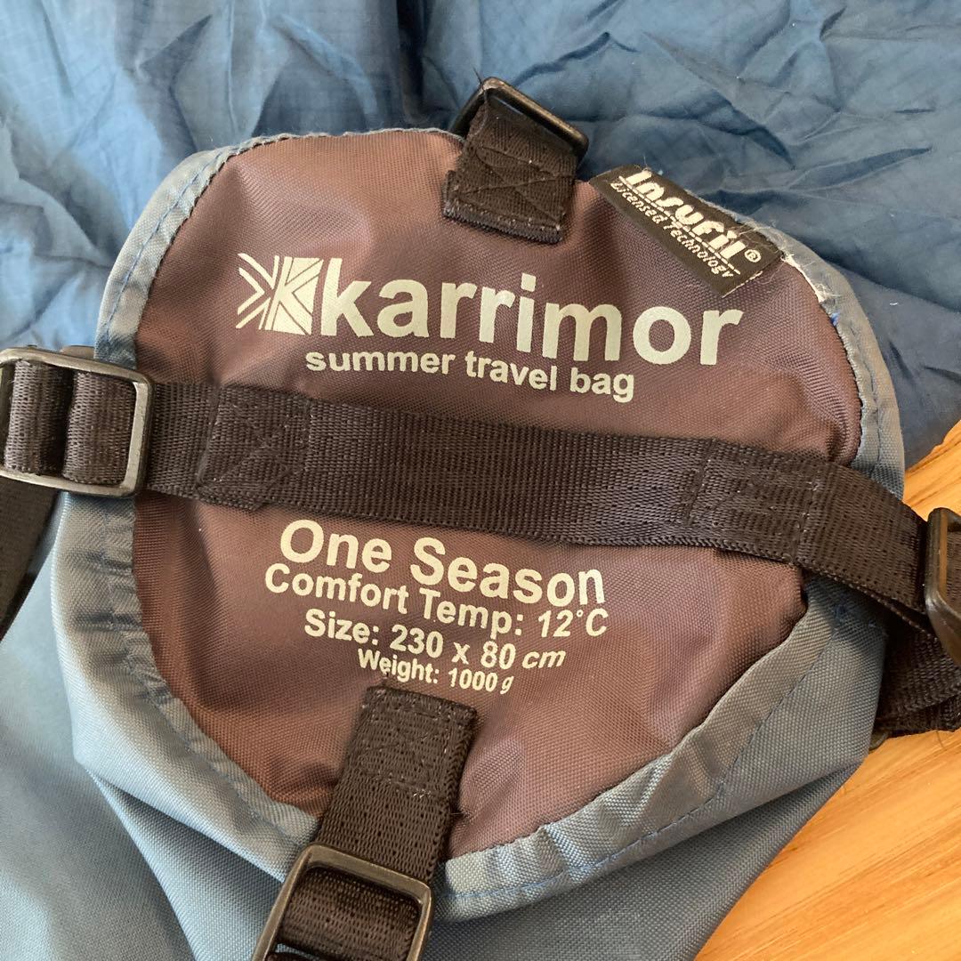 karrimor シュラフ　summer travel bag