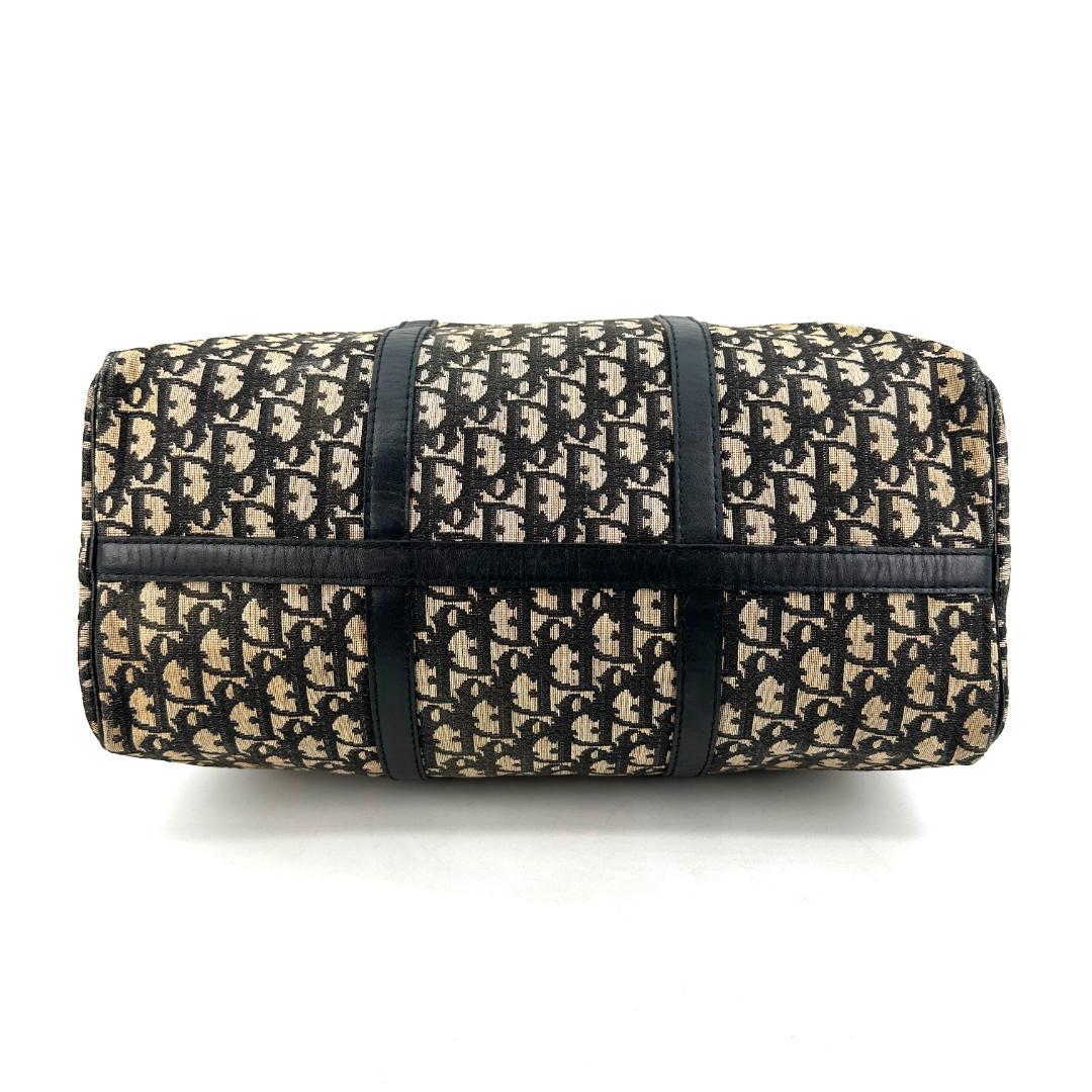 Christian Dior トロッター　総柄　キャンバス　ボストンバッグ