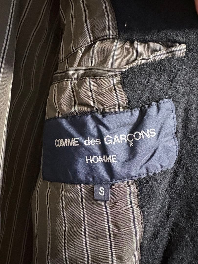 comme des garcons homme ブラック トレンチコート