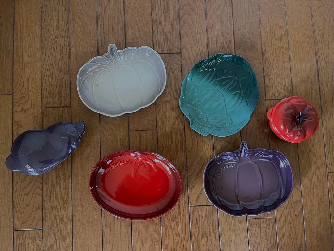 最終お値下げ～ル・クルーゼのベジタブルセット　　パンプキン　レア＆入手困難