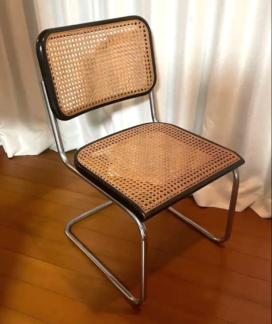 リプロダクト マルセルブロイヤー チェスカチェア バウハウス ラタン スチール