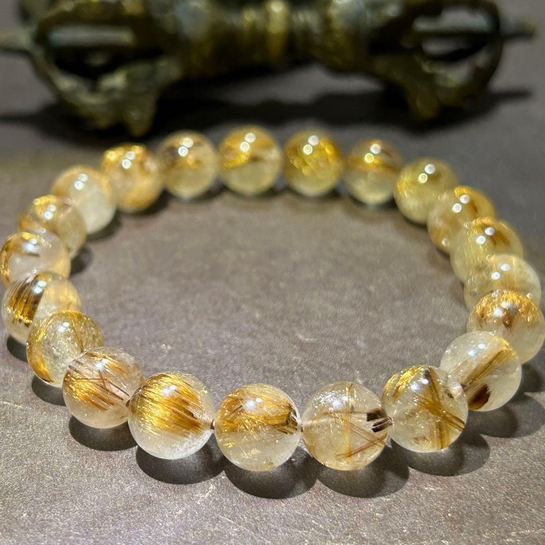 ☆ちゅら様キャッツアイ　タイガー タイチン　ルチル ブレス　福徳弁天宝珠⑤！勝運