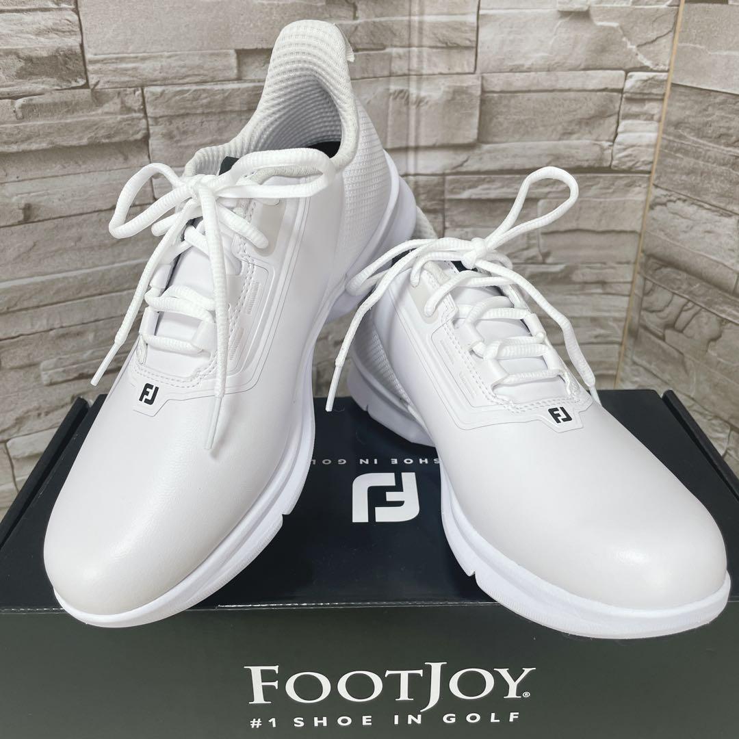 emichossFootJoy シューズ 女性用 ホワイト24.5