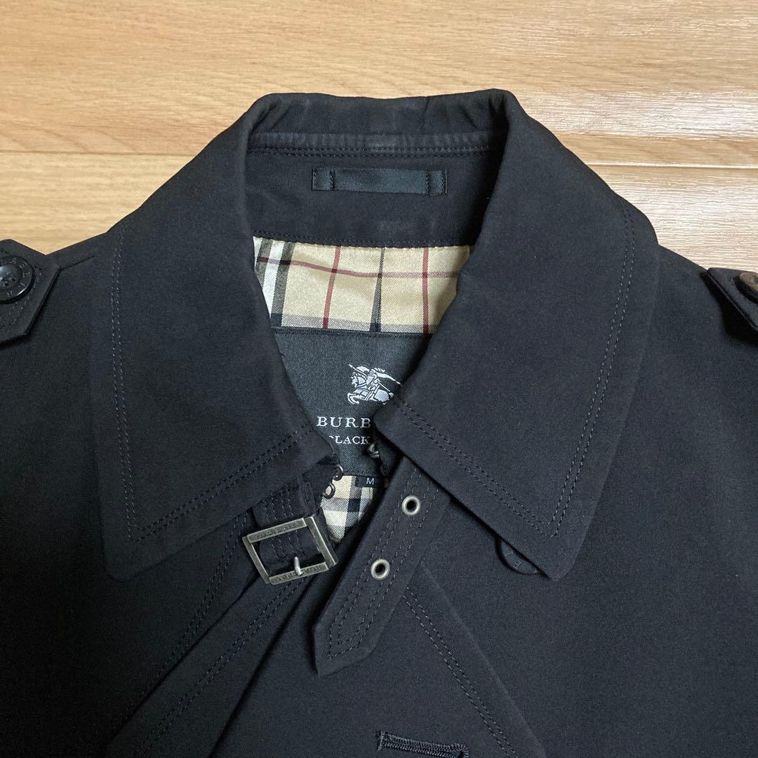 BURBERRY BLACK LABEL トレンチコート ベルト ブラック M