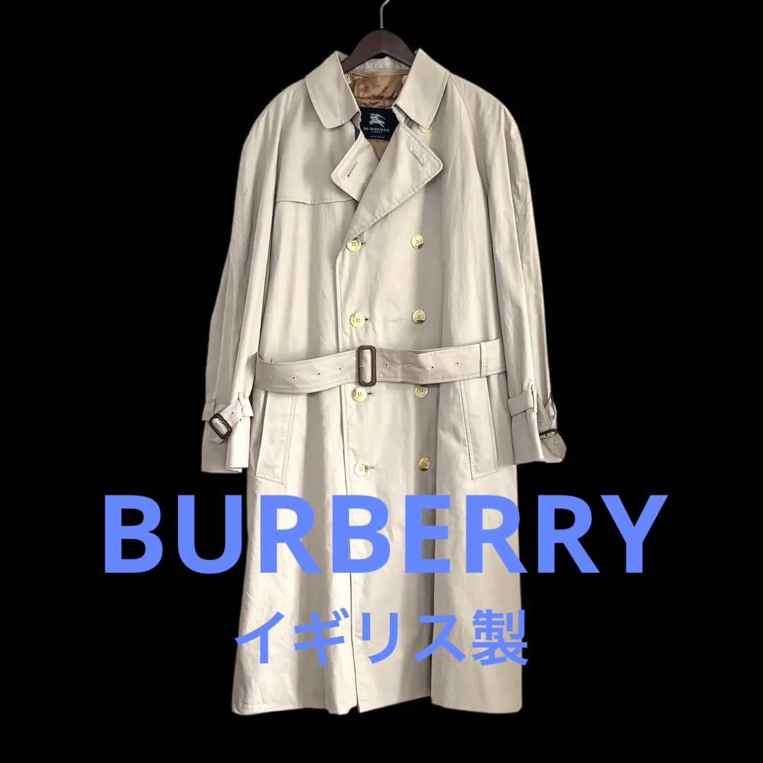 英国製 バーバリー Burberry トレンチコート ライナー付 M