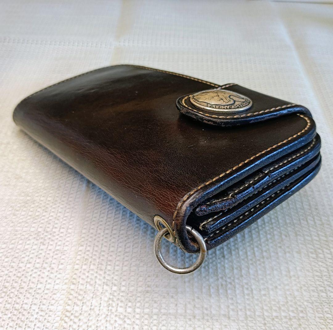 KC,s ライダースウォレット バイカーズウォレット 長財布 ロングウォレット