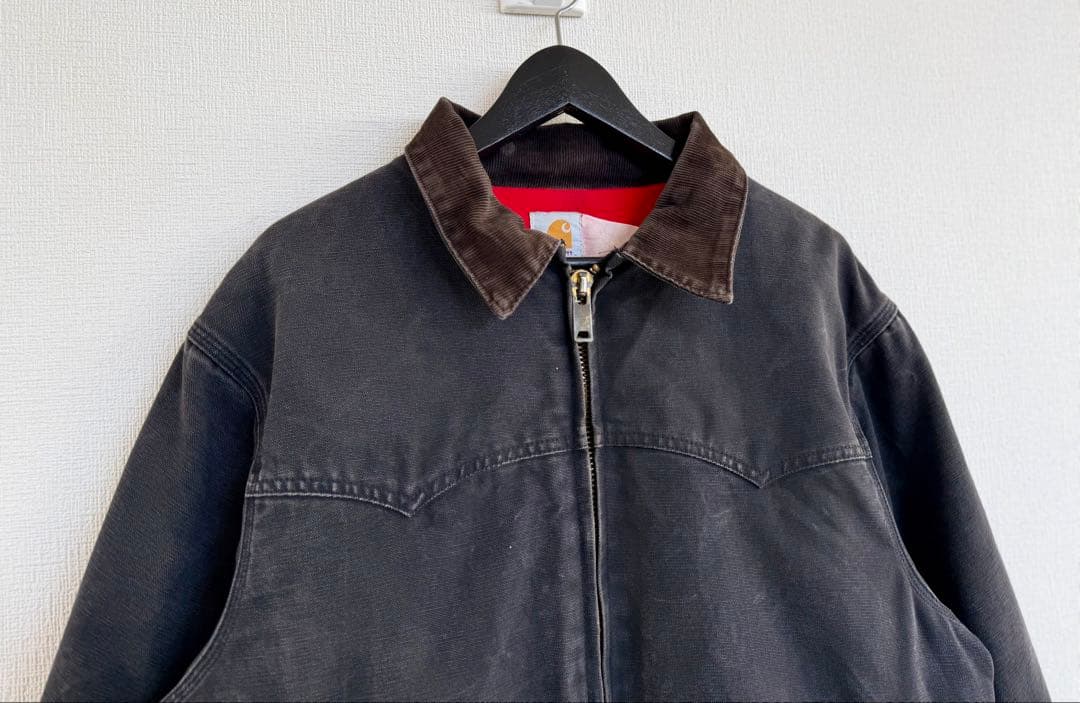 超超スペシャル 80s カーハート サンタフェジャケット XL ブラック 黒