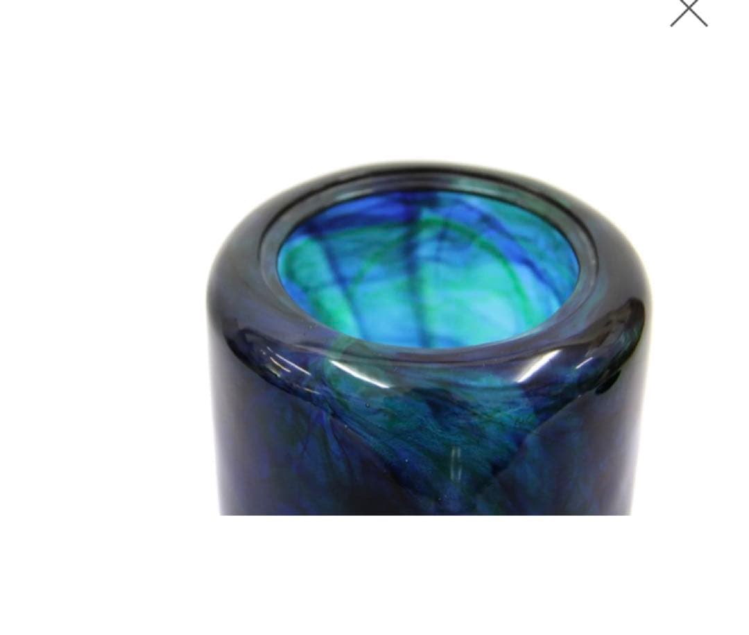 由水常雄作　「流水紋水指　碧潭」