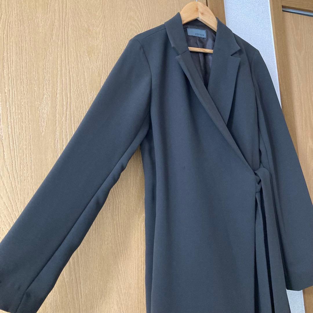 uncrave ダブルクロスワンピースコート
