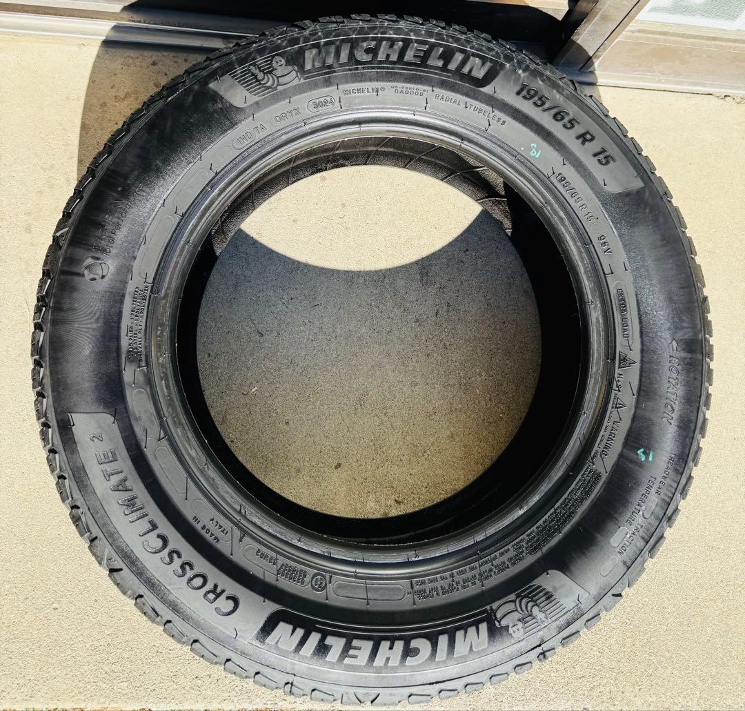 ミシュランオールシーズンタイヤ195/65R15 95V 2024年製