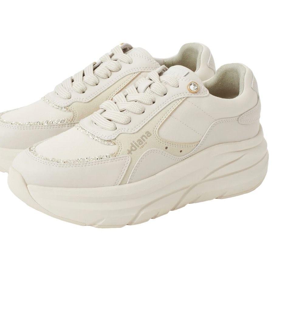 ★ダイアナPlus 厚底　スニーカー　21.5cm スニーカー 厚底スニーカー