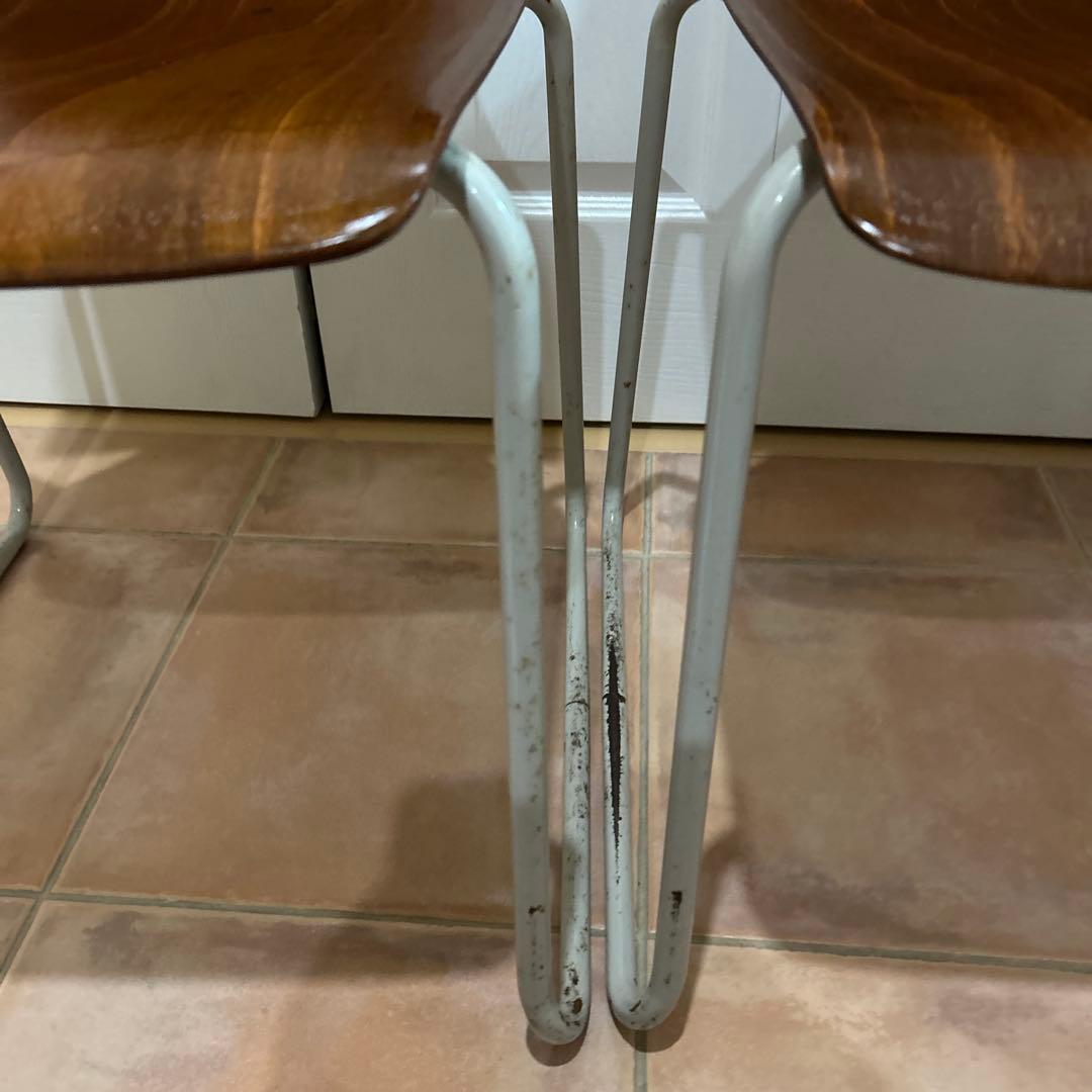 ★AICHI パグホルツ プライウッド PAGWOOD スタッキングチェア2脚