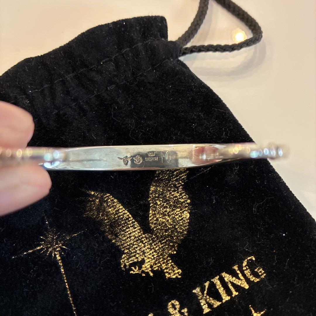 ⭐*️様 TADY & KING シルバーバングル ターコイズ　Mサイズ