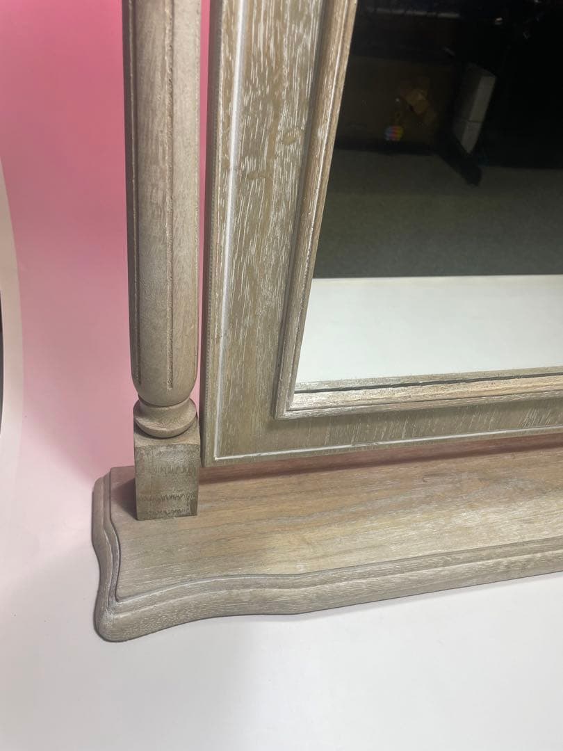 鏡　ヨーロッパ風　美容院　大型置き型鏡