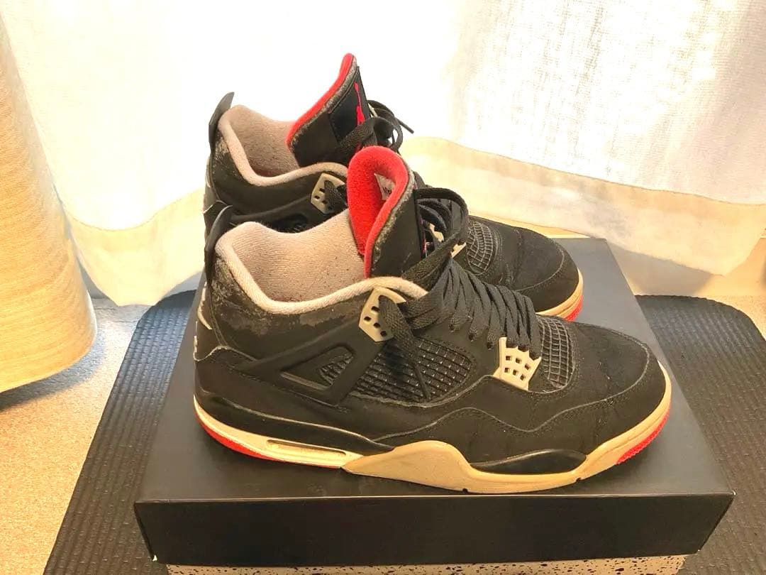 靴 NIKE AIR JORDAN 4 RETRO BRED 308497-060