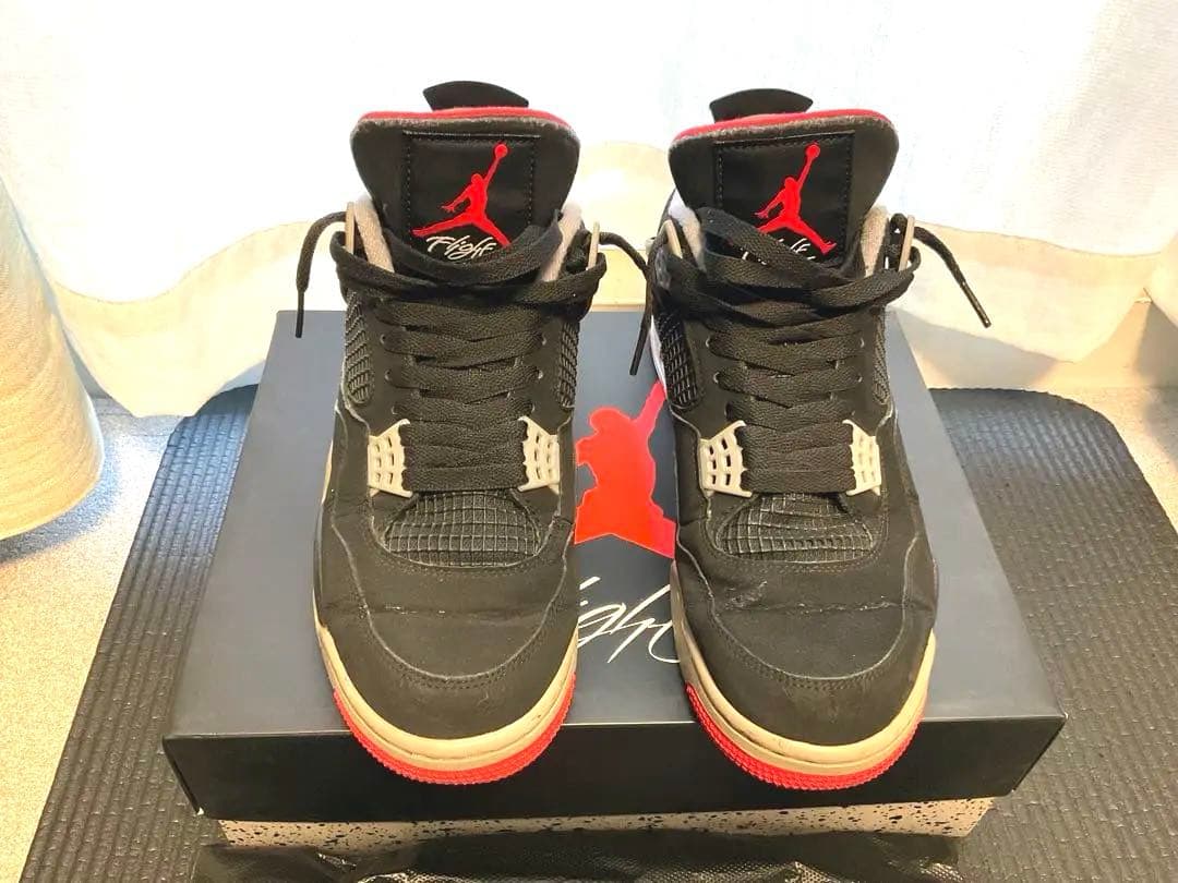 靴 NIKE AIR JORDAN 4 RETRO BRED 308497-060