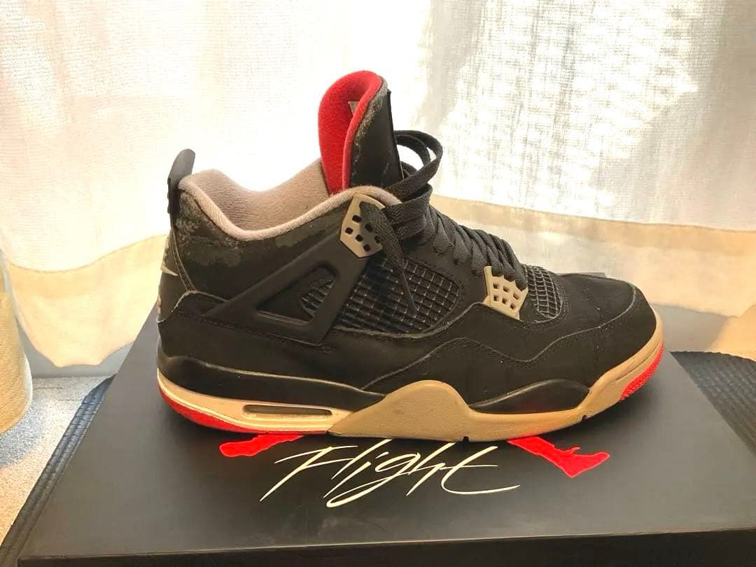 靴 NIKE AIR JORDAN 4 RETRO BRED 308497-060