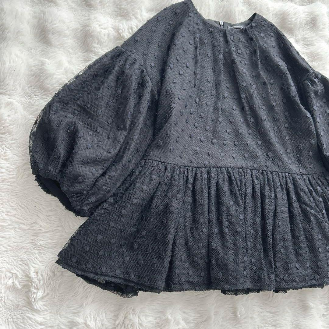 ツルバイマリコオイカワ★ pas de chat ドット柄　オーガンジー