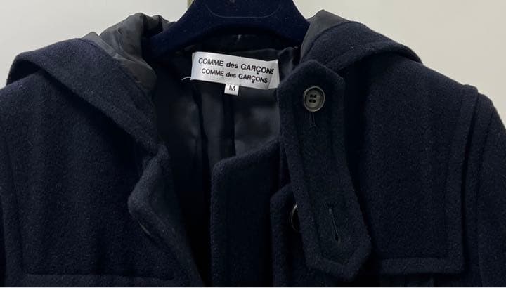 美品 comme des garçons レディース　ダッフルコート