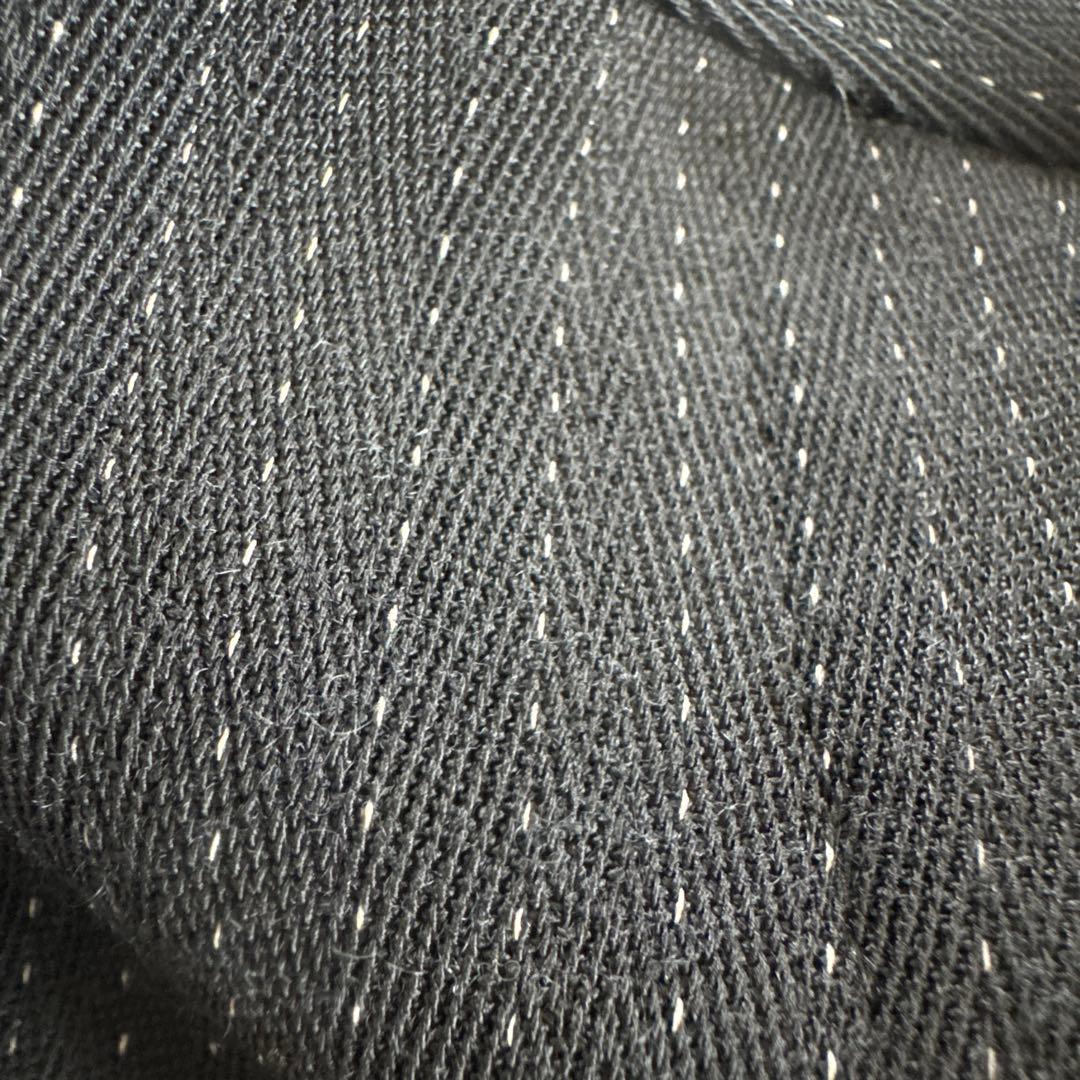 美品　KOF KRIZIAブラックストライプ フォーマル　パンツスーツ　Lサイズ