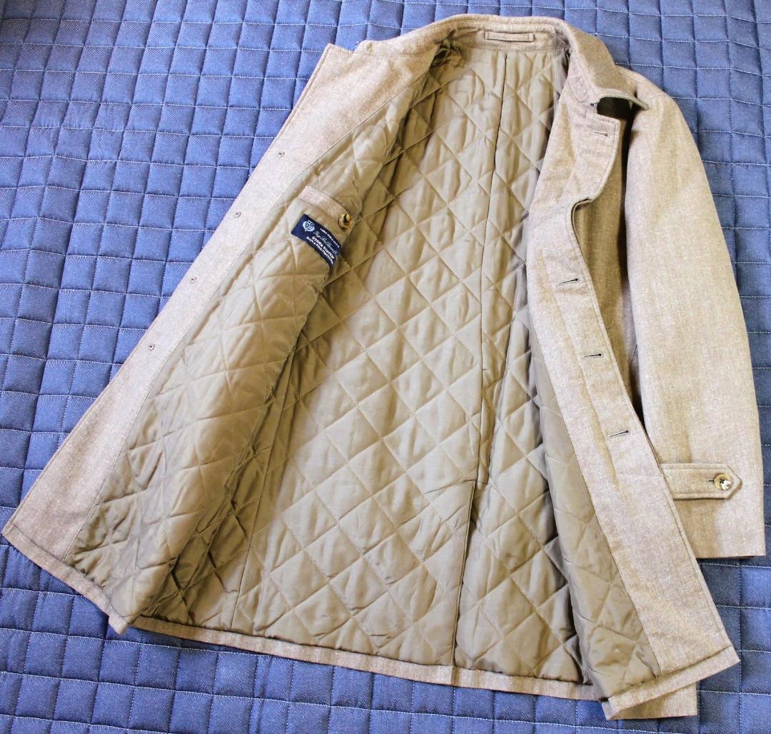 『極美品/14万円』PAPAS パパスプラス ステンカラーコート『ロロピアーナ