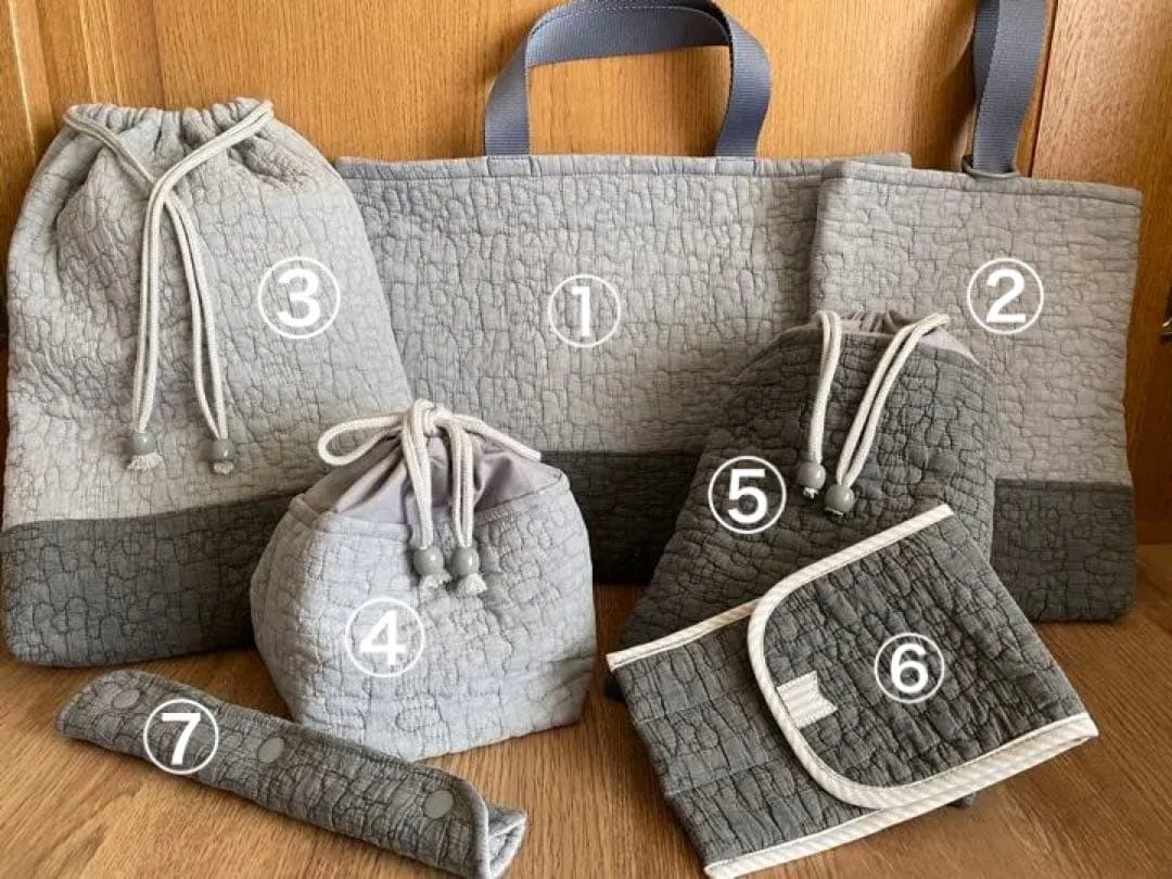 ハンドメイド　入園・入学7点セット