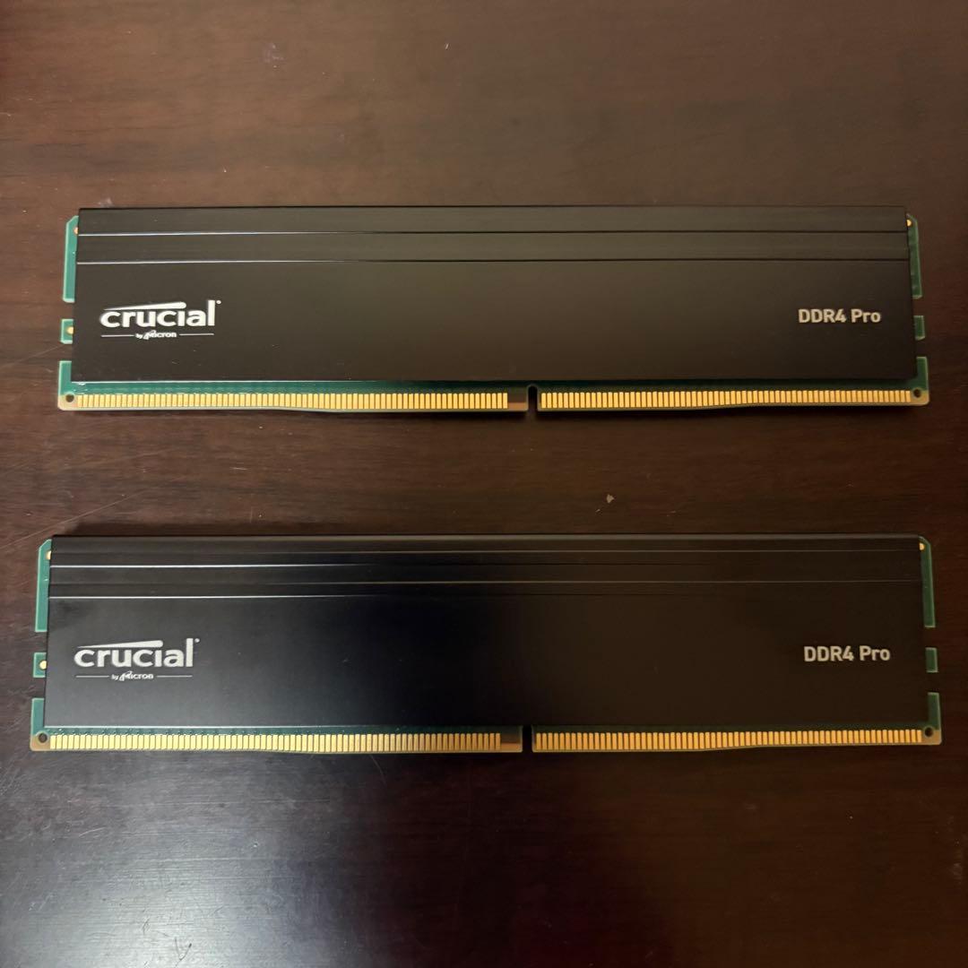 Crucial PROメモリ 16GBX2枚 DDR4-3200
