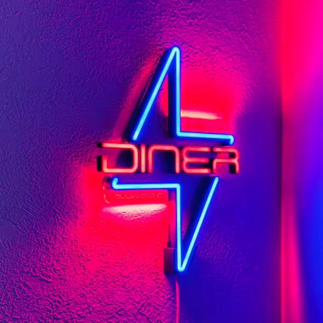 【LA限定&新品】テスラダイナー限定 Tesla ダイナーサイン　ネオン　LED