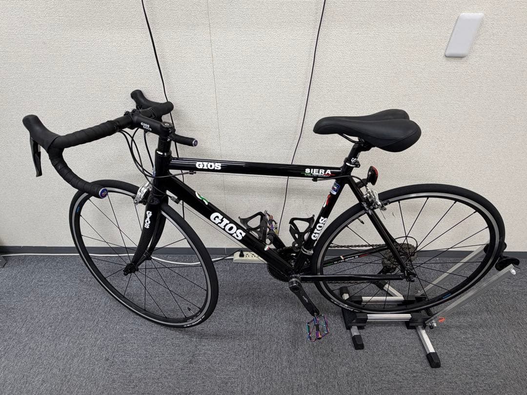 【整備済み】GIOS SIERA ブラック 520サイズ　【ロードバイク】