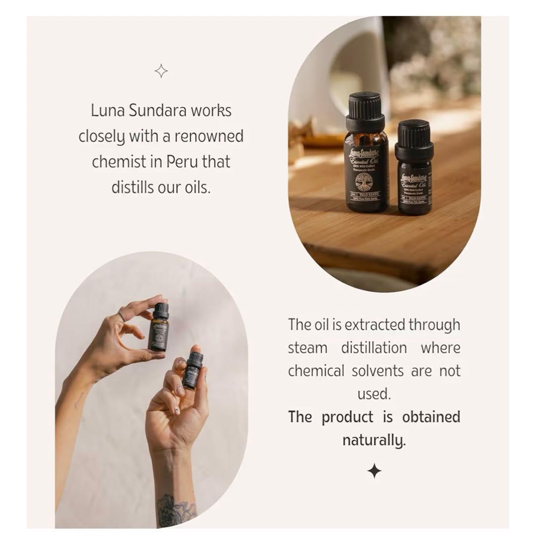 ★シュガーページ★希少品薄★ルナスンダラ ペルー産パロサント15ml ×2