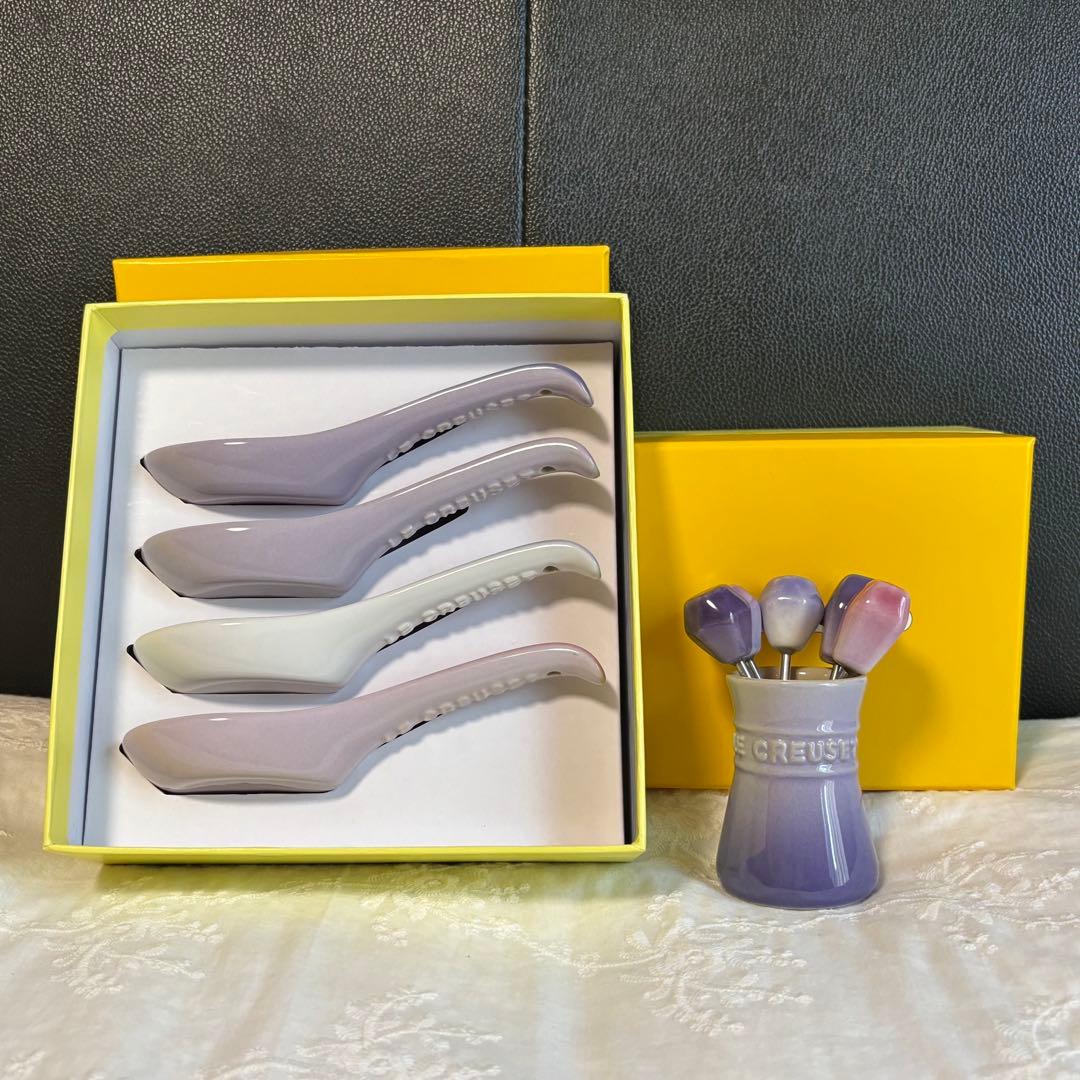 【新品】ルクルーゼ フードピック & チャイニーズ スプーンセット カトラリー