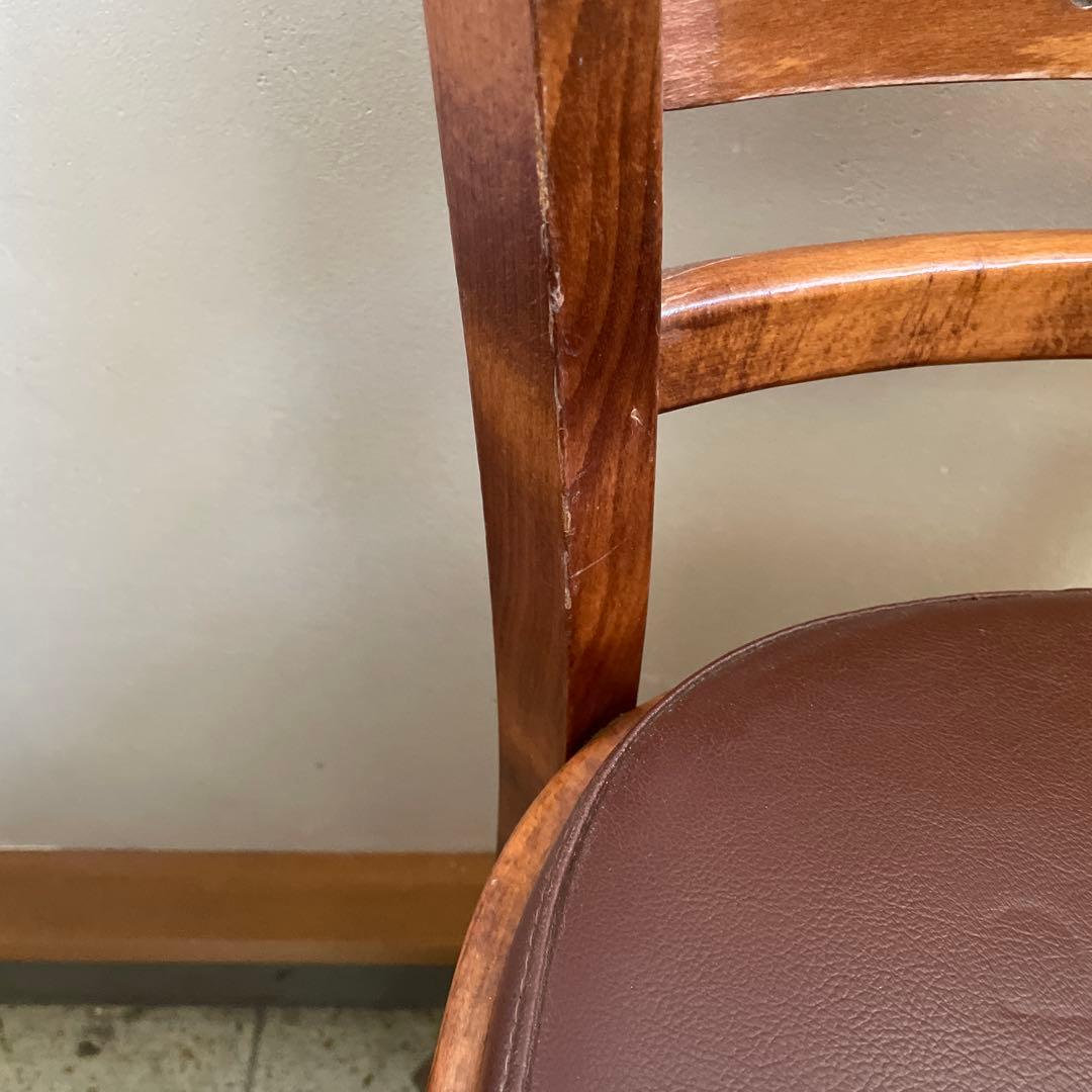 カウンターチェア　木製ハイチェア　1脚①