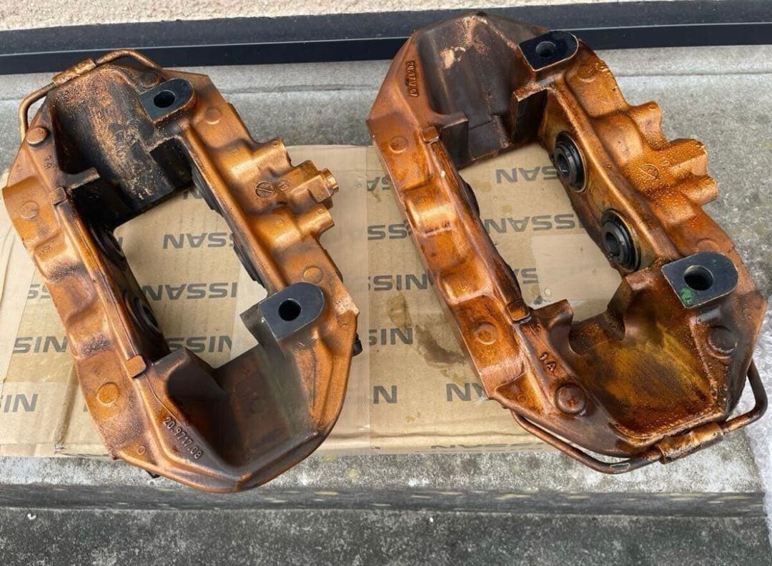 日産 純正 Ｒ３５ ＧＴ－Ｒ キャリパー前後 GTR nismo ブレンボ