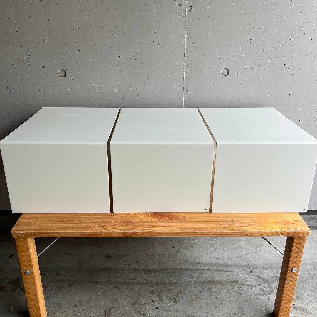 美品★無印 スタッキングシェルフ・コの字棚 ３個セット