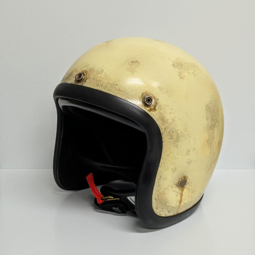 500TXタイプ　ヘルメット【装飾用】　エイジング加工　XL①