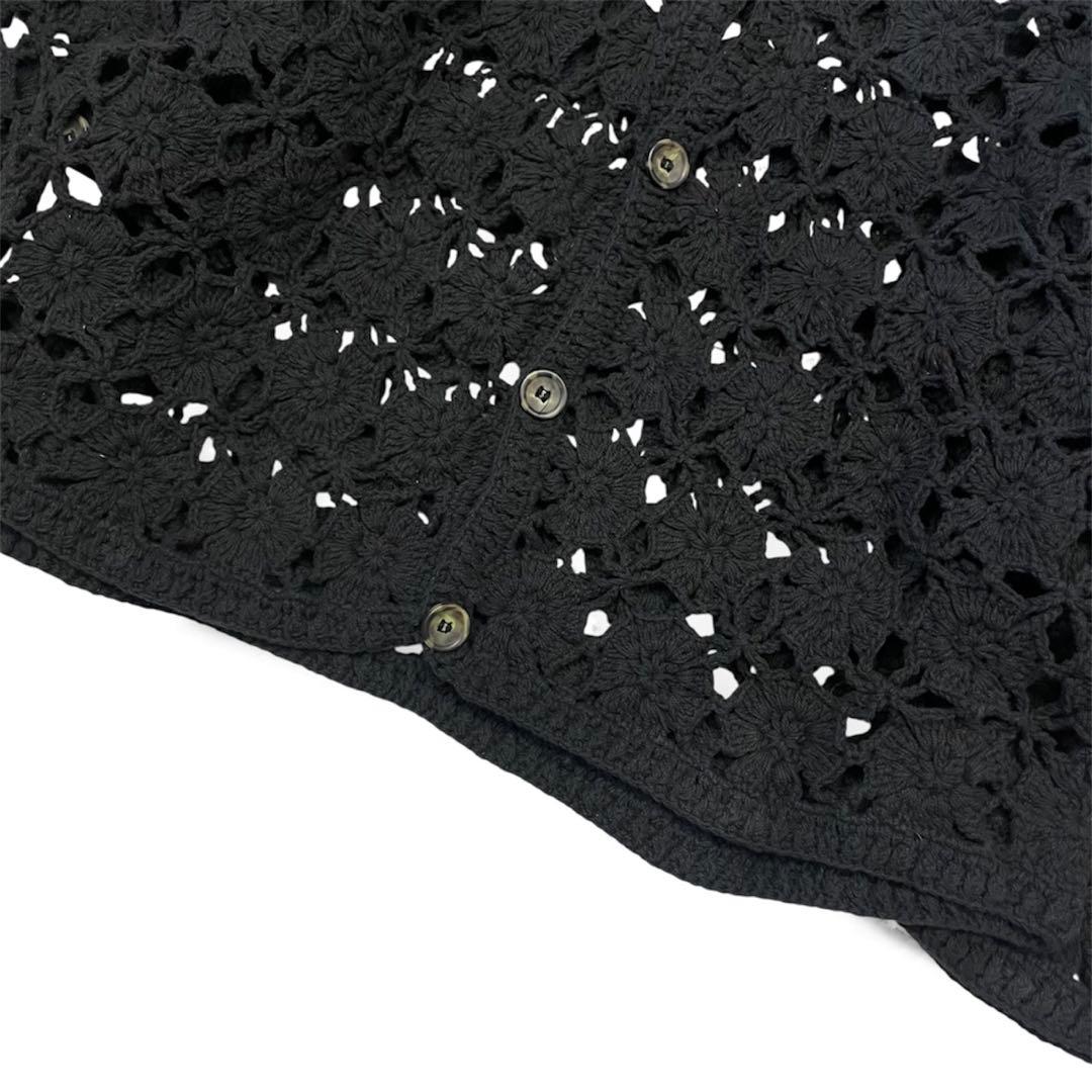 トップス \"NICHE\" crochet cardigan