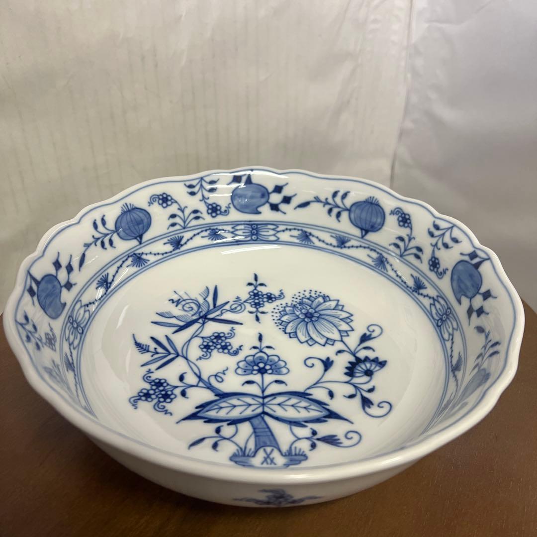 マイセン　ブルーオニオン　ボウル