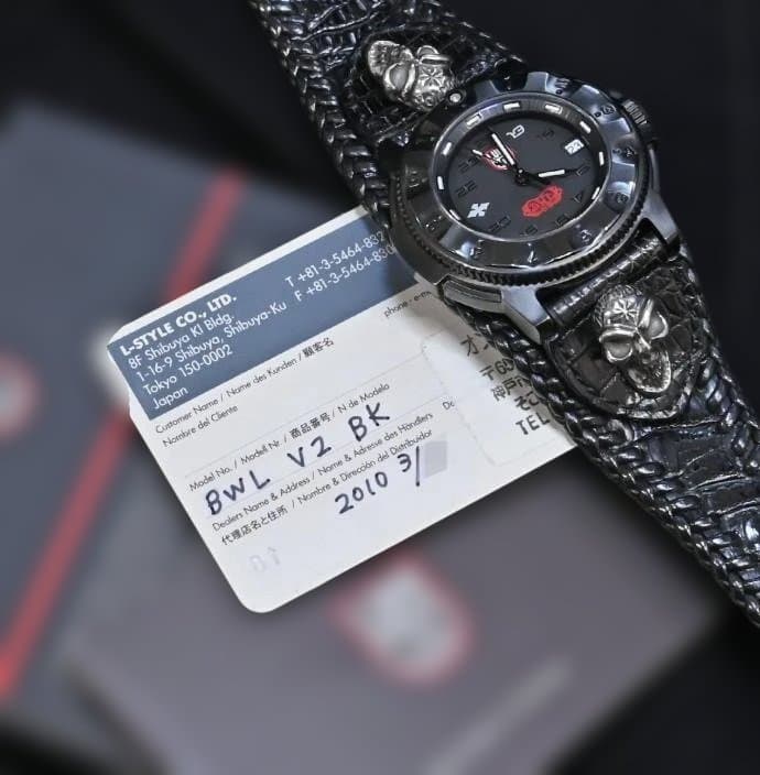 ビルウォールレザー × ルミノックス コラボ第2弾 BWL ブラック 腕時計