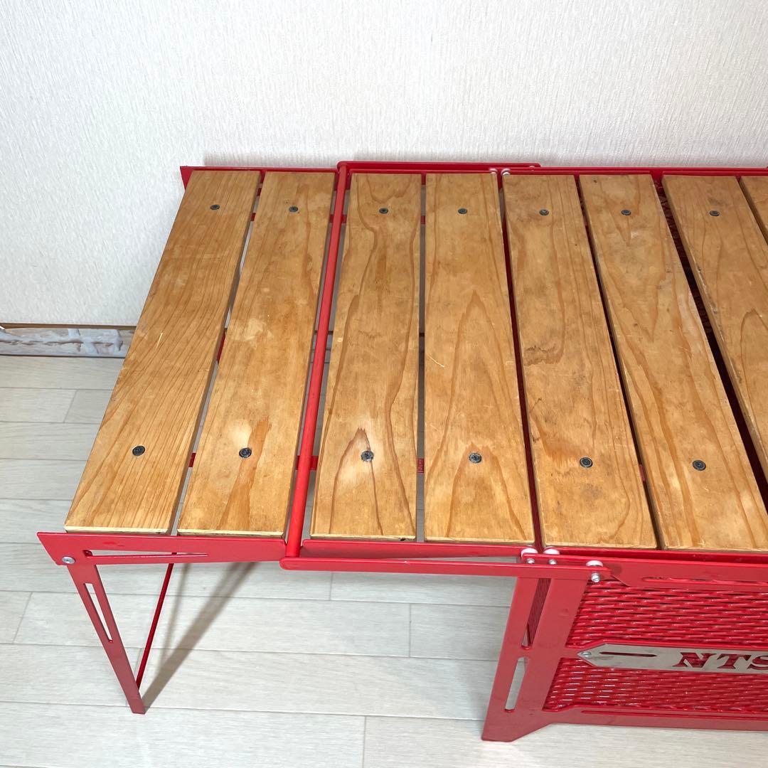 ネイチャートーンズ サイドアップボックス テーブル レッド Lサイズ