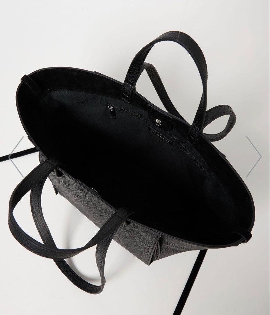 30日値下 ジップポケット 2ハンドル トートバッグ