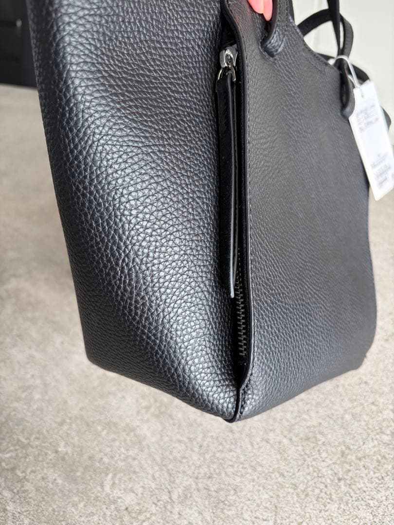 30日値下 ジップポケット 2ハンドル トートバッグ