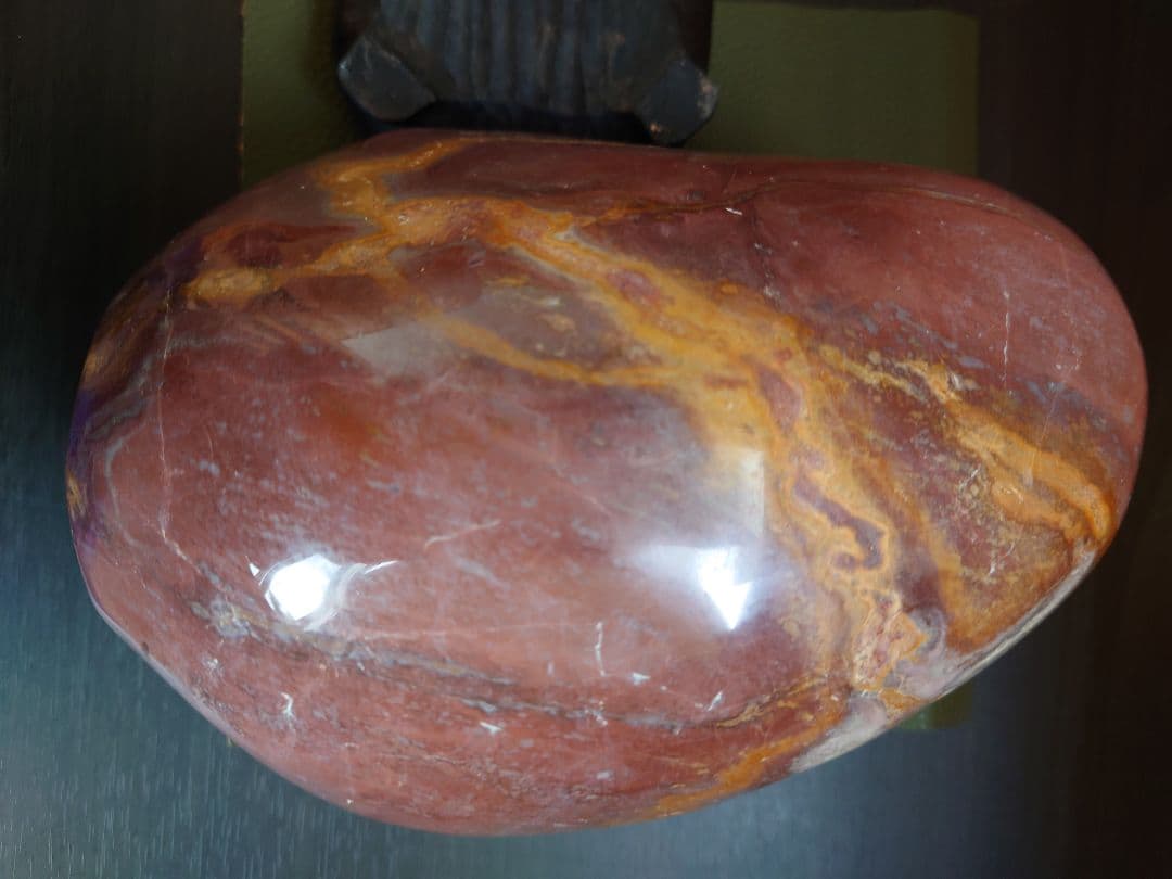 津軽　錦石 鑑賞石　青森県津軽西海岸　自然石　盆石　水石　赤石